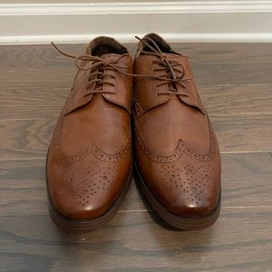 Cole Haan Grand OS Brown Leather Wingtip